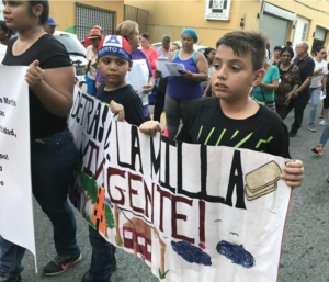 Manifestación de vecinos